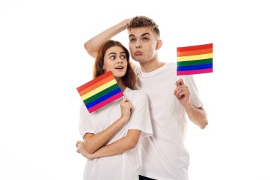Sevgili Igbt bayrak transseksüel topluluk arkadaşlığı