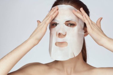 Yüz maskesi gençleştirme temiz cilt spa tedavileri