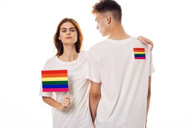 çift Flag lgbt transseksüel cinsel azınlıklar hafif arka plan