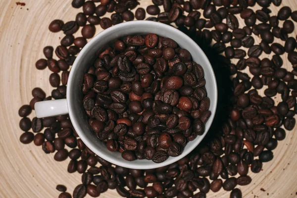 咖啡豆早餐新鲜香味物体的照片 — 图库照片