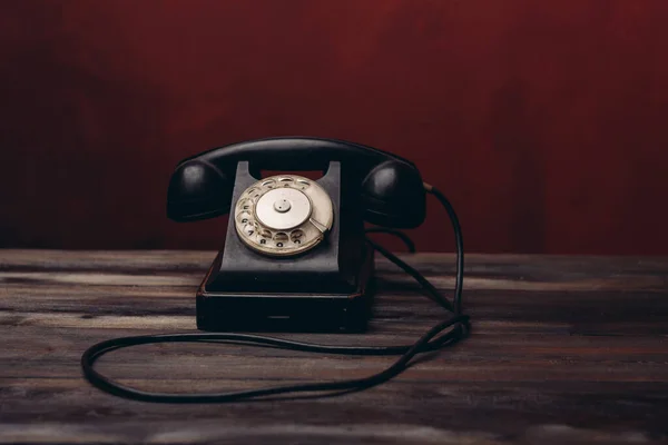 Antiguidade que telefone comunicação nostalgia tecnologia clássica — Fotografia de Stock