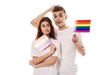 çift Flag lgbt transseksüel cinsel azınlıklar hafif arka plan