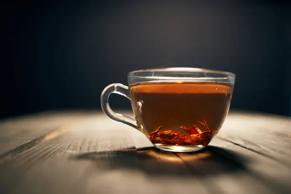 Tasse thé boisson chaude cérémonie traditionnelle petit déjeuner comme — Photo