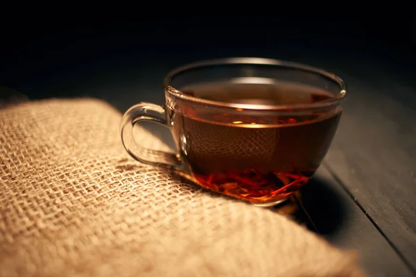 Tasse thé boisson chaude cérémonie traditionnelle petit déjeuner comme — Photo