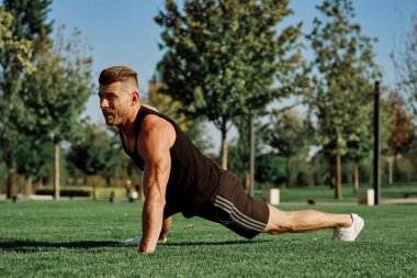 Spor adamı antrenman partisi yaşam tarzına uygun.