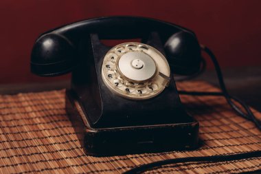 iletişim antika telefon klasik retro tarzı teknoloji