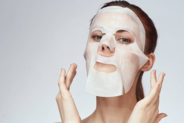 Yüz maskesi gençleştirme temiz cilt spa tedavileri