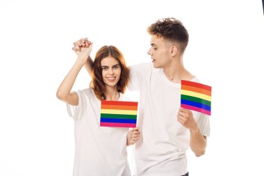 çift Flag lgbt transseksüel cinsel azınlıklar hafif arka plan
