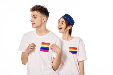çift Flag lgbt transseksüel cinsel azınlıklar hafif arka plan