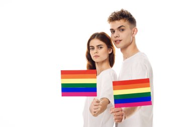 çift Flag lgbt transseksüel cinsel azınlıklar hafif arka plan
