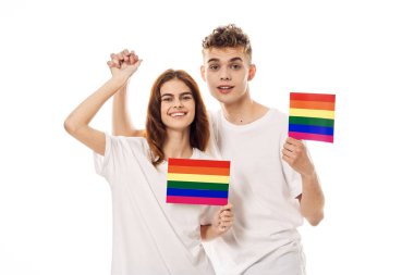 çift Flag lgbt transseksüel cinsel azınlıklar hafif arka plan
