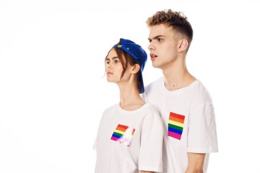 çift Flag lgbt transseksüel cinsel azınlıklar hafif arka plan