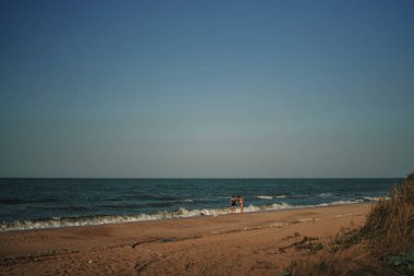 Kumsal okyanus manzarası doğa yaz adası