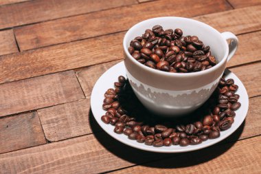 Kahve çekirdekleri kahverengi kahve çekirdekleri kafein kalıpları