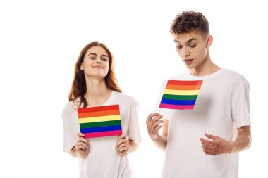 çift Flag lgbt transseksüel cinsel azınlıklar hafif arka plan