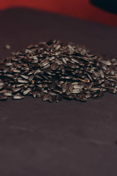 Семена подсолнечника с крупным планом — стоковое фото