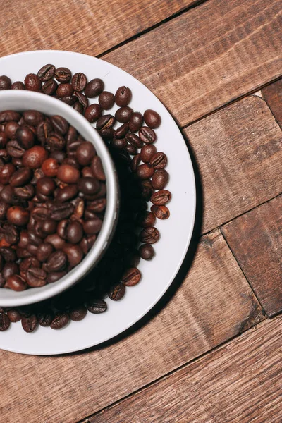 Přírodní káva gurmánské latte obrázky close-up potravin — Stock fotografie