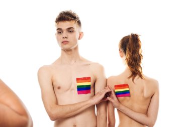 çift Flag lgbt transseksüel cinsel azınlıklar hafif arka plan
