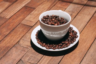 Bir fincan kahve. Nesnenin taze demlenmiş içecek fotoğrafı.