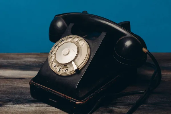 Retro telefon nostalji iletişim antika yakın çekim teknolojisi — Stok fotoğraf