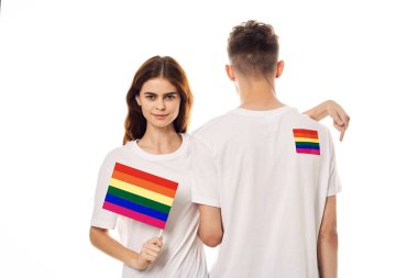 çift Flag lgbt transseksüel cinsel azınlıklar hafif arka plan
