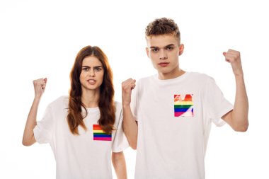 çift Flag lgbt transseksüel cinsel azınlıklar hafif arka plan