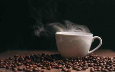 Kahve çekirdeği kahvaltısı taze kafein kokusu.