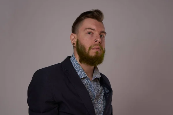 Business man in a jacket professionals self-confidence — Stock Photo, Image