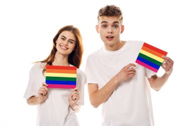 çift Flag lgbt transseksüel cinsel azınlıklar hafif arka plan