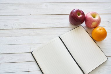 diyet defteri meyve sağlıklı kahvaltı hafif arka plan