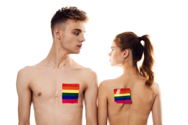 çift Flag lgbt transseksüel cinsel azınlıklar hafif arka plan