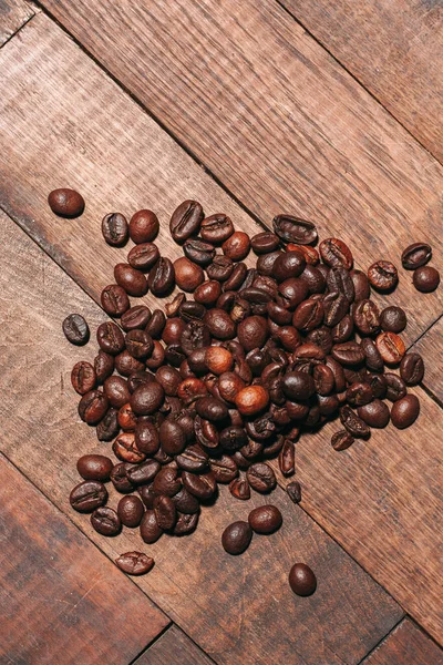 从上方看咖啡褐色摩卡豆 — 图库照片