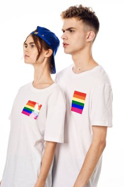 çift Flag lgbt transseksüel cinsel azınlıklar hafif arka plan