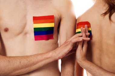 çift Flag lgbt transseksüel cinsel azınlıklar hafif arka plan