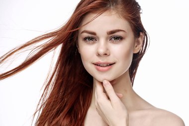 çekici kadın saç stili moda cazibe kozmetik stüdyosu