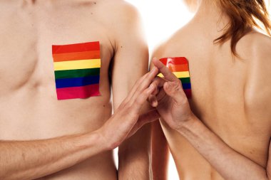 çift Flag lgbt transseksüel cinsel azınlıklar hafif arka plan