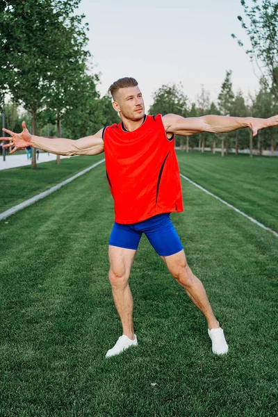 Parkın çapraz yaşam tarzında sporcu.