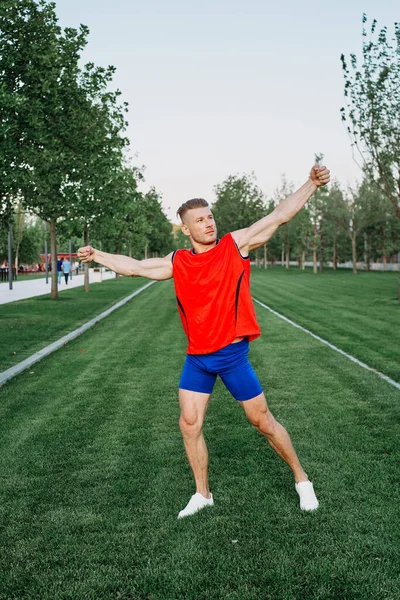 Parkın çapraz yaşam tarzında sporcu.