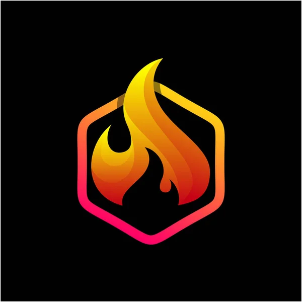 Шаблон Логотипу Компанії Flame — стоковий вектор