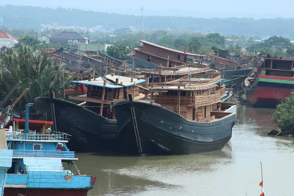 Fishing Boat Estuary — Stockfoto