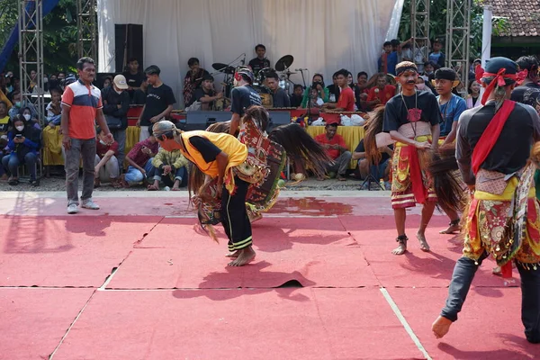 Kuda Lumping Performing Arts Kuda Lumping Dance Art Indonesia — Stockfoto