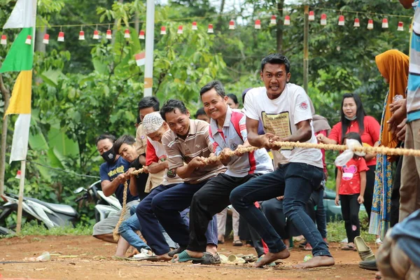 Військовий Конкурс Честь Річниці Незалежності Індонезії — стокове фото