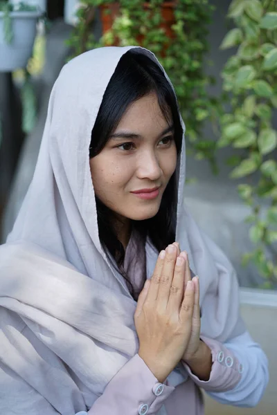 Muslim Praying God — Stok Foto