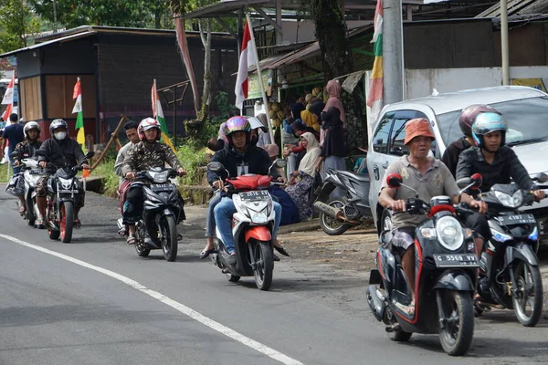 Motorcycle Traffic Highway — Stockfoto