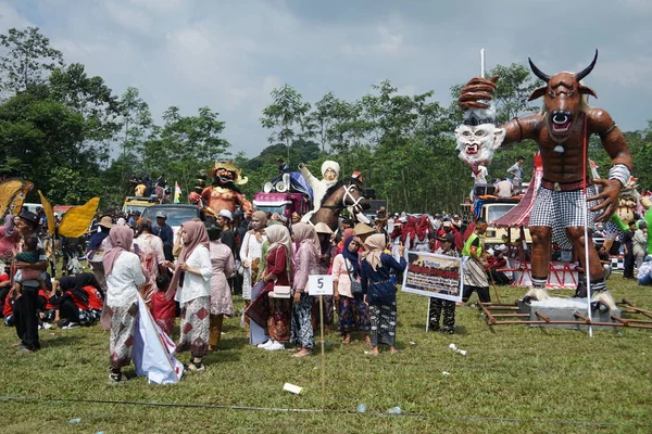 Carnival Celebrate 77Th Independence Day Republic Indonesia — Stok Foto