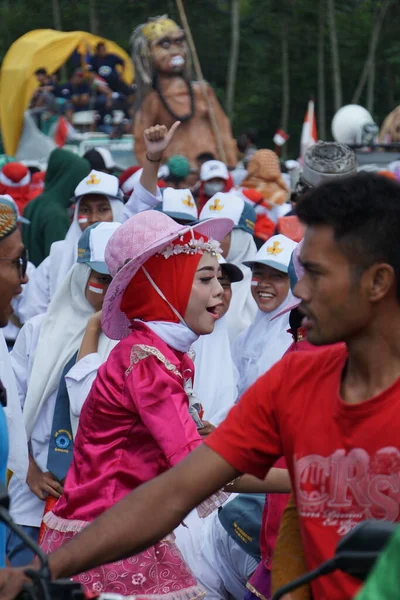 Carnival Celebrate 77Th Independence Day Republic Indonesia — Stok Foto