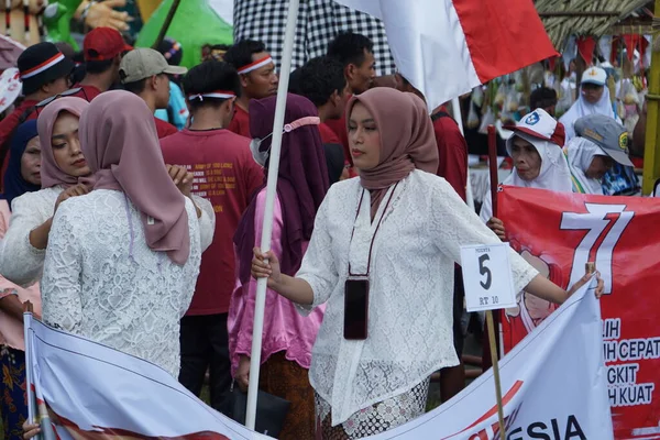 Carnival Celebrate 77Th Independence Day Republic Indonesia — Fotografia de Stock