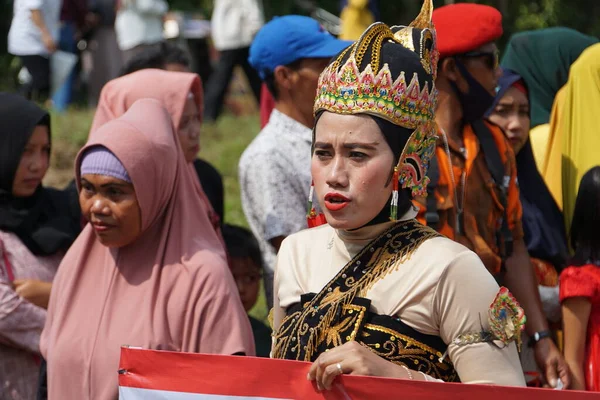 Carnival Celebrate 77Th Independence Day Republic Indonesia — Stok fotoğraf