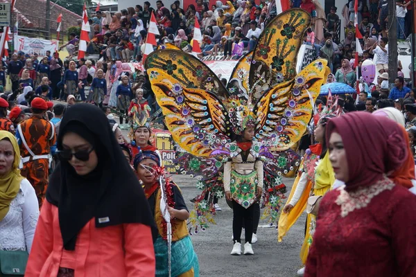 Carnival Celebrate 77Th Independence Day Republic Indonesia — Stok fotoğraf