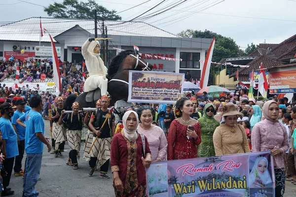 Carnival Celebrate 77Th Independence Day Republic Indonesia — Stok Foto